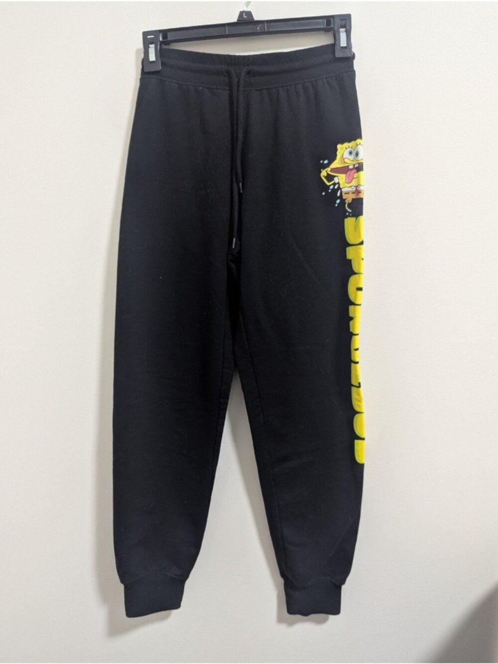 Nickelodeon XS SpongeBob SquarePants Sweatpants Jogger Excellent Condition